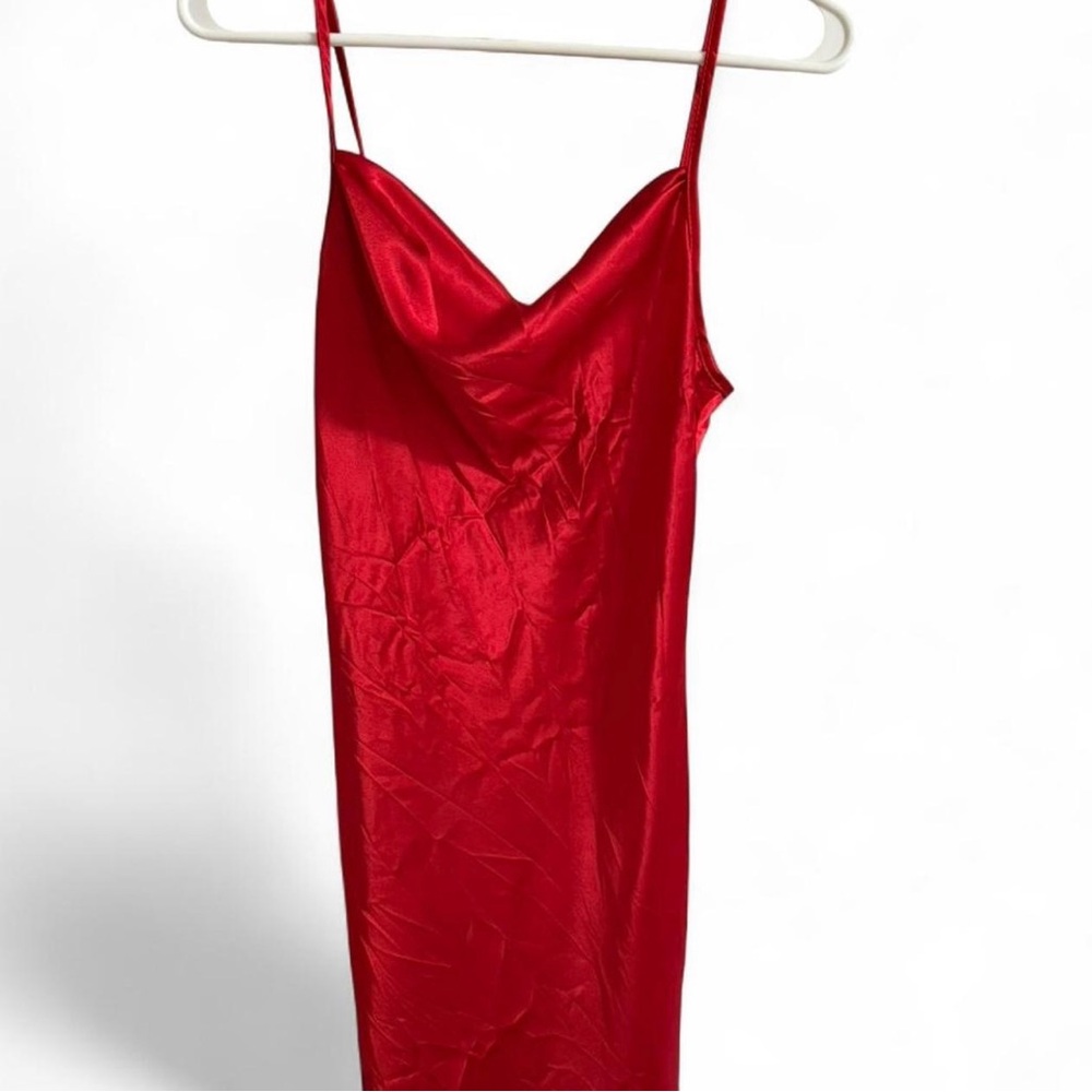 Bebe Vibrant Red Dress